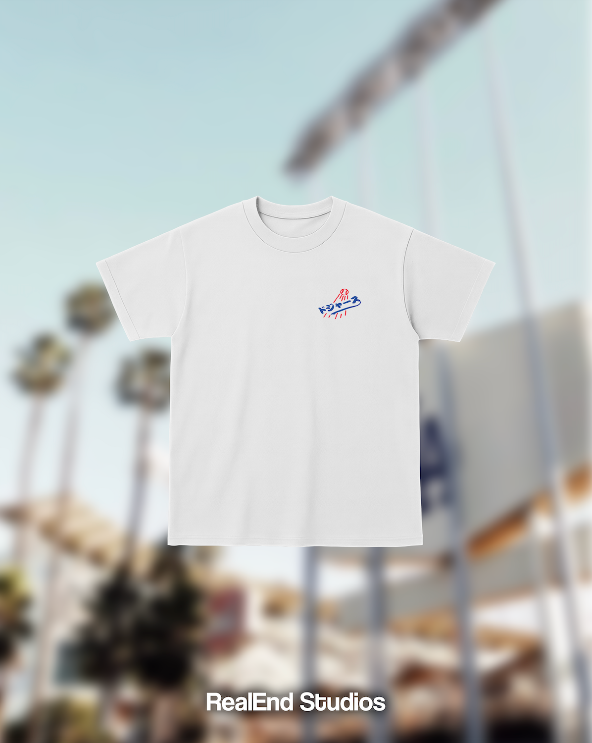 RealEnd Japanese series tee - White