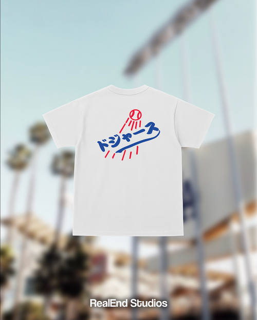 RealEnd Japanese series tee - White