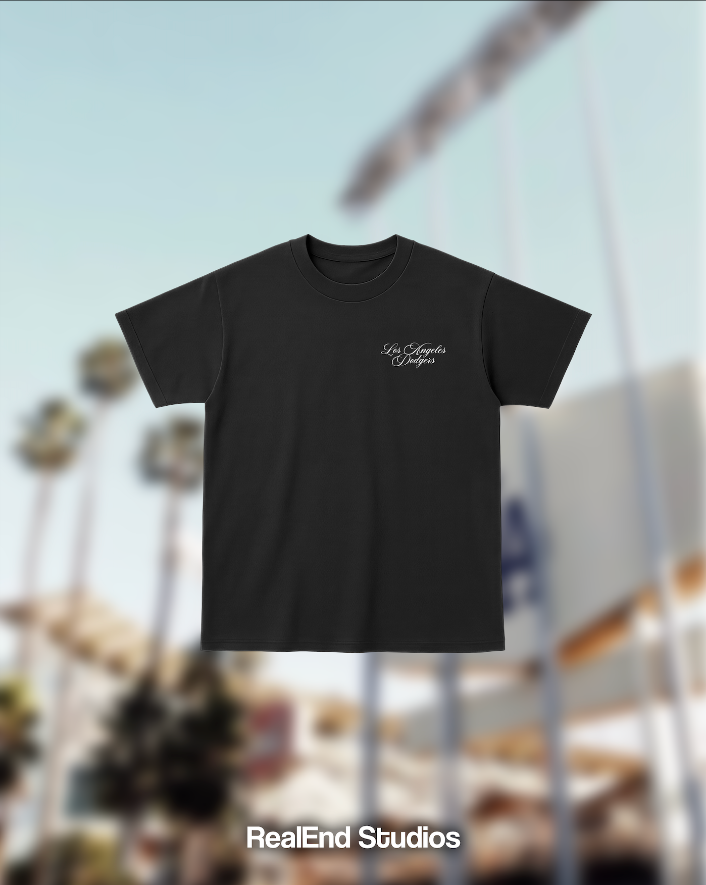 RealEnd LA Stadium Tee - Black